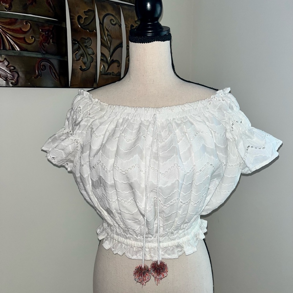 Moon River Off the Shoulder Blouse